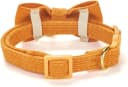 2 Pack Soft Corduroy Cat Collars with Bow Tie and Bell Adjustable Breakaway Kitten Bowtie Collar for Girl Boy Cats