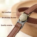 Leather Cat Collar with Bell Breakaway- Adjustable