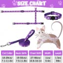 2 Pack Cat Harness and Leash with Collar Set