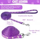 2 Pack Cat Harness and Leash with Collar Set