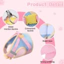 Cat Harness and Leash Set — Escape Proof Soft Vest Walk Pink XS