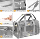 Soft-Sided Cat/Dog/Pet Carrier — Collapsible Pets Travel Carriers