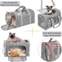 Soft-Sided Cat/Dog/Pet Carrier — Collapsible Pets Travel Carriers