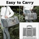 Soft-Sided Cat/Dog/Pet Carrier — Collapsible Pets Travel Carriers