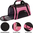 Cat Carrier for Cats Soft-Sided Travel Pet Carrier for Cat with Wooden Padding Board Airline Approved
