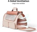Cat Carrier — Airline Approved Dog Carrier with Rollable Cover