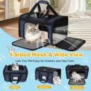 Large Cat Carrier — Soft Sided Travel Pet Carrier Airline Approved
