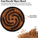 Slow Feeder Dog Bowls for Large Medium Dog Non Slip Maze Puzzle Bowl Pet Slower Food Feeding Dishes Interactive