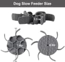 Dog Slow Feeder Bowls — Silicone Spiral Pet Food Feeder Insert to Slow Eating