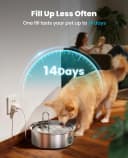 7L/230oz Dog Water Fountain for Multi-pet Household