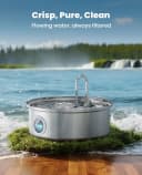 7L/230oz Dog Water Fountain for Multi-pet Household