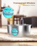 Dog Water Fountain for Large Dogs: 7L/236oz/1.8G Dog Fountain