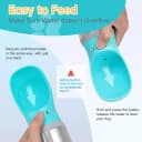 Portable Dog Water Bottle — 14 OZ Stainless Steel Pet Water Dispenser