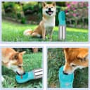Portable Dog Water Bottle — 14 OZ Stainless Steel Pet Water Dispenser