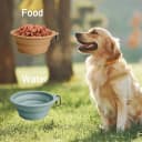 2-Pack Silicone Collapsible Dog Bowls