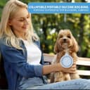 Collapsible Dog Bowl Silicone — 2Pack Macaron Color Pet Travel Bowls