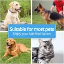 [ 2 in 1 design ] Undercoat Rake and Deshedding Tool for Dogs and Cats - Dematting Comb for Long Hair Pets