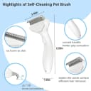 Undercoat Rake for Dogs and Cats
