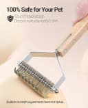 Dematting Comb for Dogs and Cats — Mat Remover and Deshedding Grooming Tool