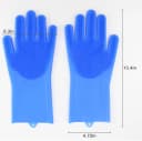 Silicone Pet Grooming Gloves Dog Washing Gloves for Bathing Massaging