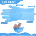 Pet Grooming Gloves—Dog Washing Gloves with High-Density Teeth