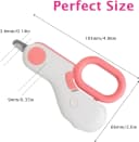 Small Animals Nail Clippers with LED Lights to Avoid Excessive Cutting and Sharp Blades - Professional Claw