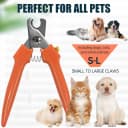 Dog Nail Trimmers #767C — Large and Small Breed Pet Nail Clippers