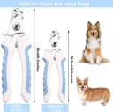 4 Pieces Dog Nail Clippers Kit Dog and Cat Pets Nail Clipper and Trimmer