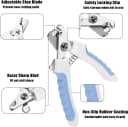 4 Pieces Dog Nail Clippers Kit Dog and Cat Pets Nail Clipper and Trimmer