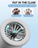 Automatic Dog Paw Cleaner for Dogs，2 Speeds Electric Paw Feet Cleaner for Small and Medium Dogs Cats Pet