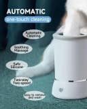 Automatic Dog Paw Cleaner for Dogs，2 Speeds Electric Paw Feet Cleaner for Small and Medium Dogs Cats Pet
