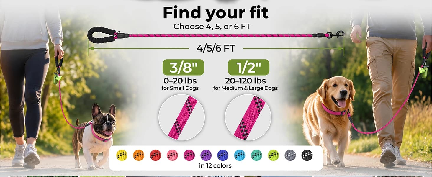 Rope Dog Leash for Medium and Large Dogs — product details