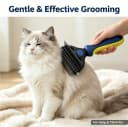 2-in-1 Pet Grooming Comb — Undercoat Rake and Deshedding Brush for Dogs&Cats