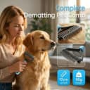 Double Sided Dematting Comb for Cats and Dogs