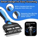 3-in-1 Professional Pet Grooming Brush for Dogs and Cats – Dematting Comb
