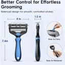 3-in-1 Professional Pet Grooming Brush for Dogs and Cats – Dematting Comb