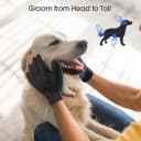 Pet Hair Removal Glove with 255 Silicone Tips for Dogs and Cats