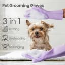 Silicone Pet Grooming Gloves Dog Washing Gloves for Bathing — 1 Pair