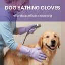 Silicone Pet Grooming Gloves Dog Washing Gloves for Bathing — 1 Pair