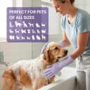 Silicone Pet Grooming Gloves Dog Washing Gloves for Bathing — 1 Pair
