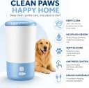 Electric Dog Paw Cleaner Cup – Rechargeable Paw Cleaning Device with Soft Silicone Bristles