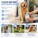 Electric Dog Paw Cleaner Cup – Rechargeable Paw Cleaning Device with Soft Silicone Bristles