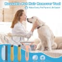 Pet Hair Removal Tool: 6 Pcs Dog and Cat Hair Remover - Reusable Pet Hair Remover with Laundry Pet Hair Catcher