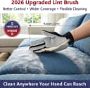 3PCS Lint Brush and Carpet Scraper & Pet Hair Remover for Furniture