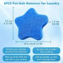 6 PCS Pet Hair Remover for Laundry – Effectively Removes Fur