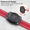 IPX8 Waterproof Dog Collar Holder for Airtag [Metal Back Plate] Ultra-Durable Dog & Cat Collars Mount for AirTag