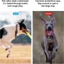 IPX8 Waterproof Dog Collar Holder for Airtag [Metal Back Plate] Ultra-Durable Dog & Cat Collars Mount for AirTag