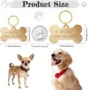 Personalized Brass Dog Tag — Custom Engraved Pet ID Tag
