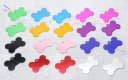 Aluminum Alloy Pet ID Tags 20Pcs Bone Shaped Blank Engraved Dog and Cat Name Phone Number Identification Card Tags
