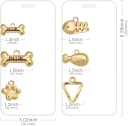 Dogs Tag Stylish Personalized Double Sided Deep Engraved Cat and Dog Tags Engraved for Pets Bone Balloon Shape